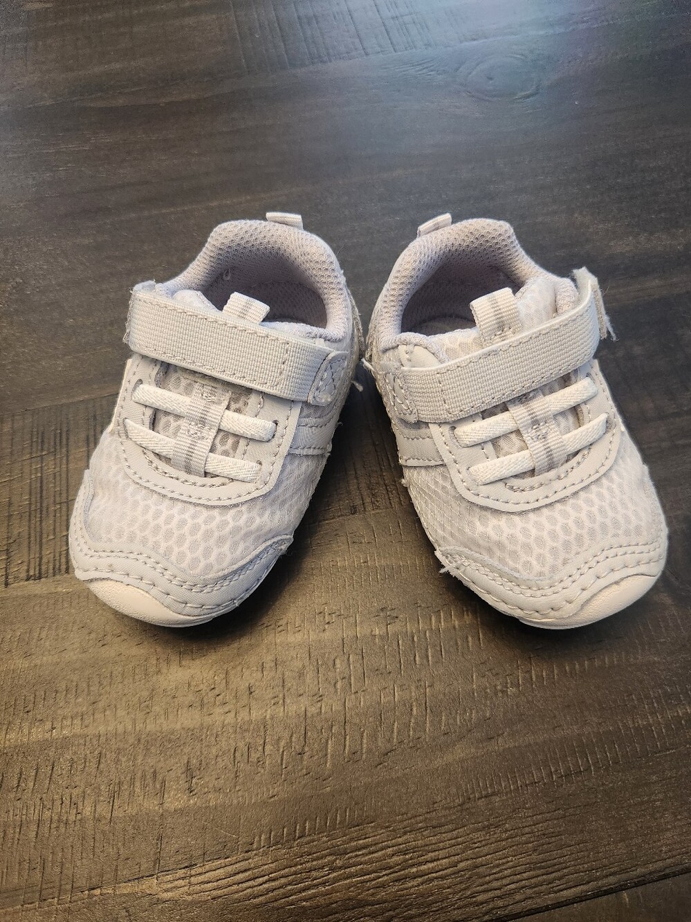 Stride Rite Gray Zip Runner Baby Shoes